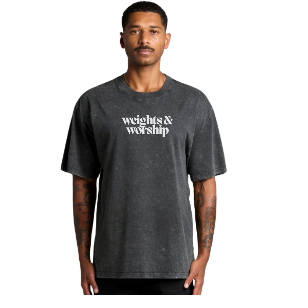 🏋️‍♀️ Weights & Worship™ Oversized Tee (Unisex)