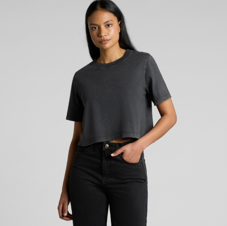 🏋️‍♀️ Weights & Worship™ Women’s Cropped Tee